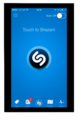 Aplicación Shazam