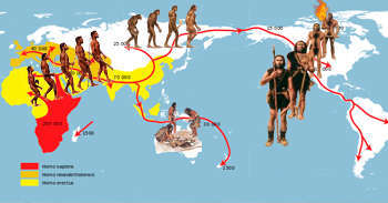 El primate moderno y las migraciones